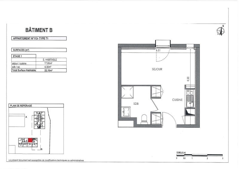 Appartement Rue Schyller à Villenave-d'Ornon