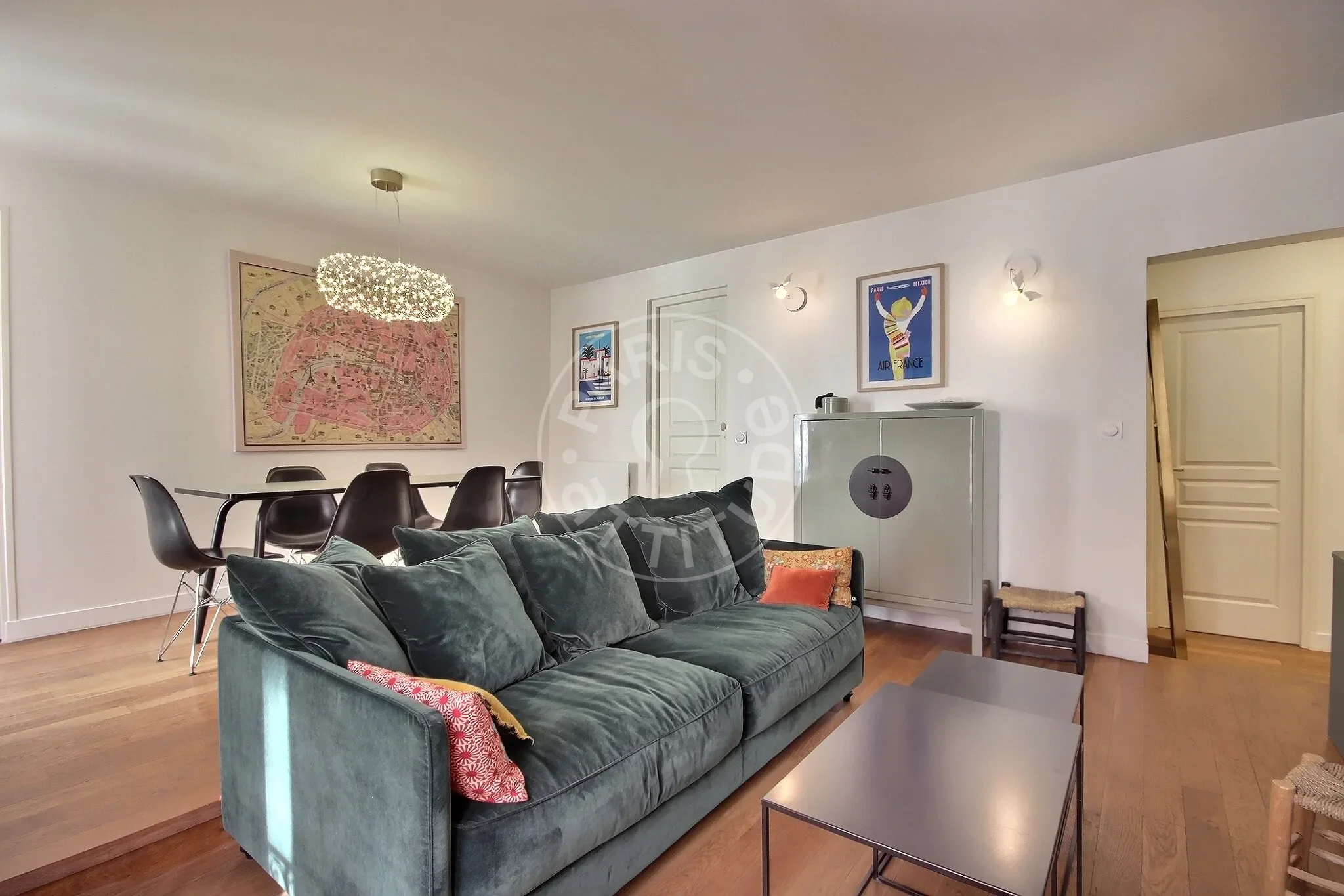Flat Rue Caulaincourt in Paris