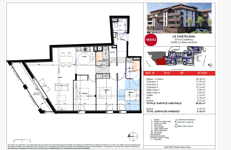 Appartement Rue du Général de Castelnau à La Teste-de-Buch