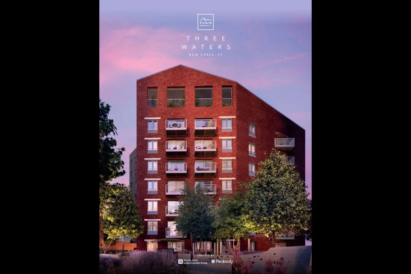 Flat Gillender Street in Greater London