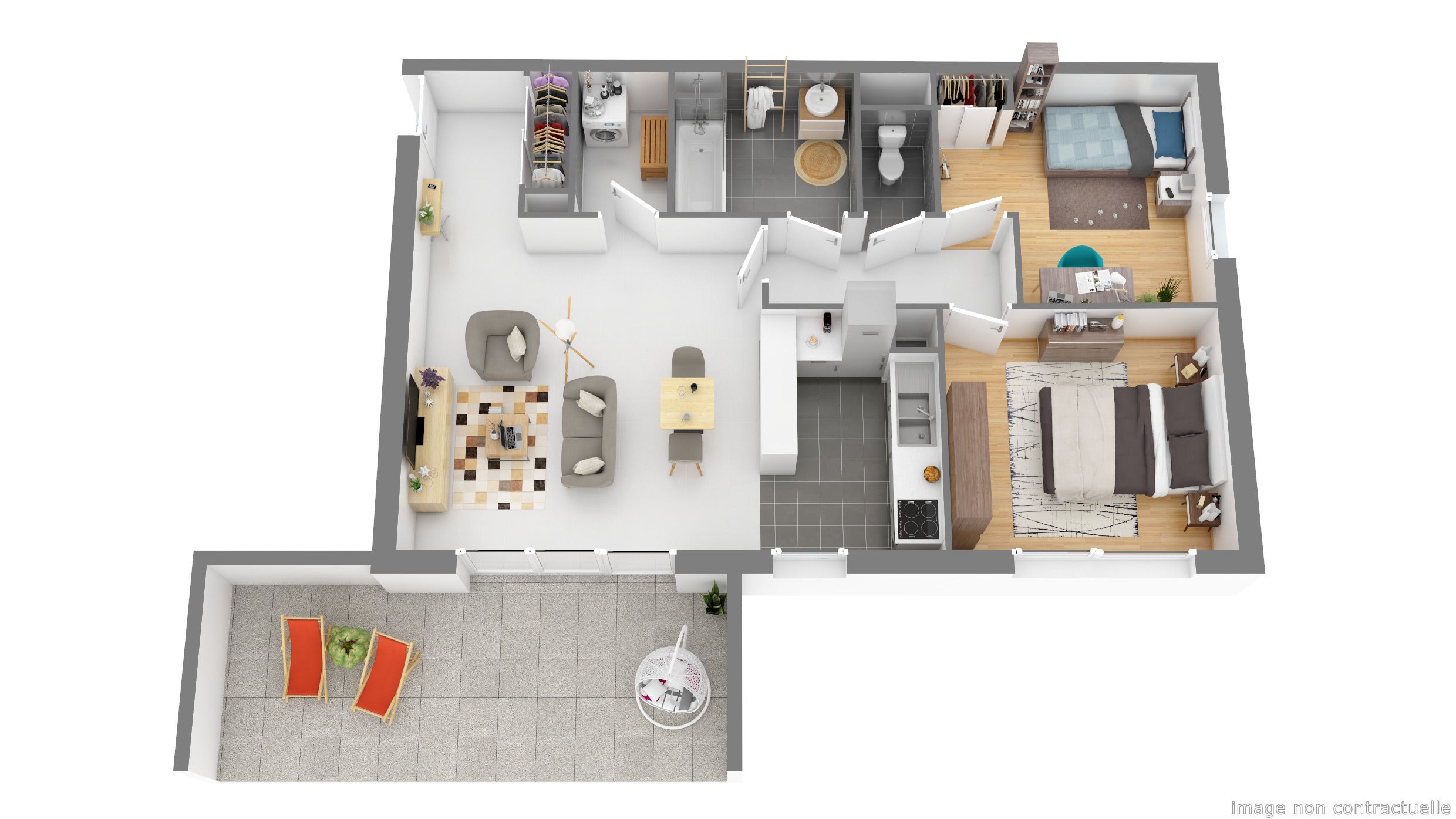 Appartement Rue des Parets à Villeneuve-Tolosane
