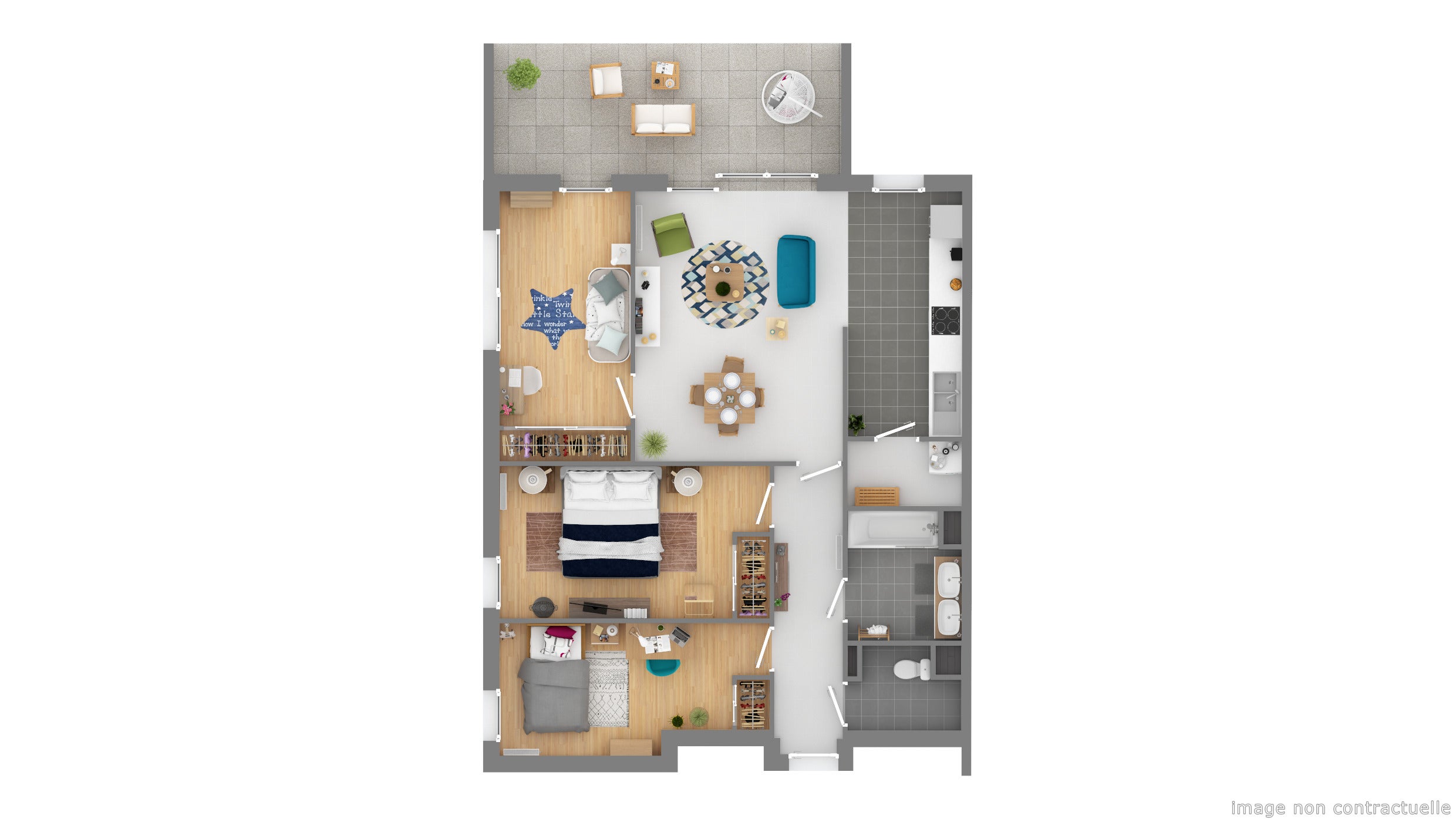 Appartement Rue des Parets à Villeneuve-Tolosane