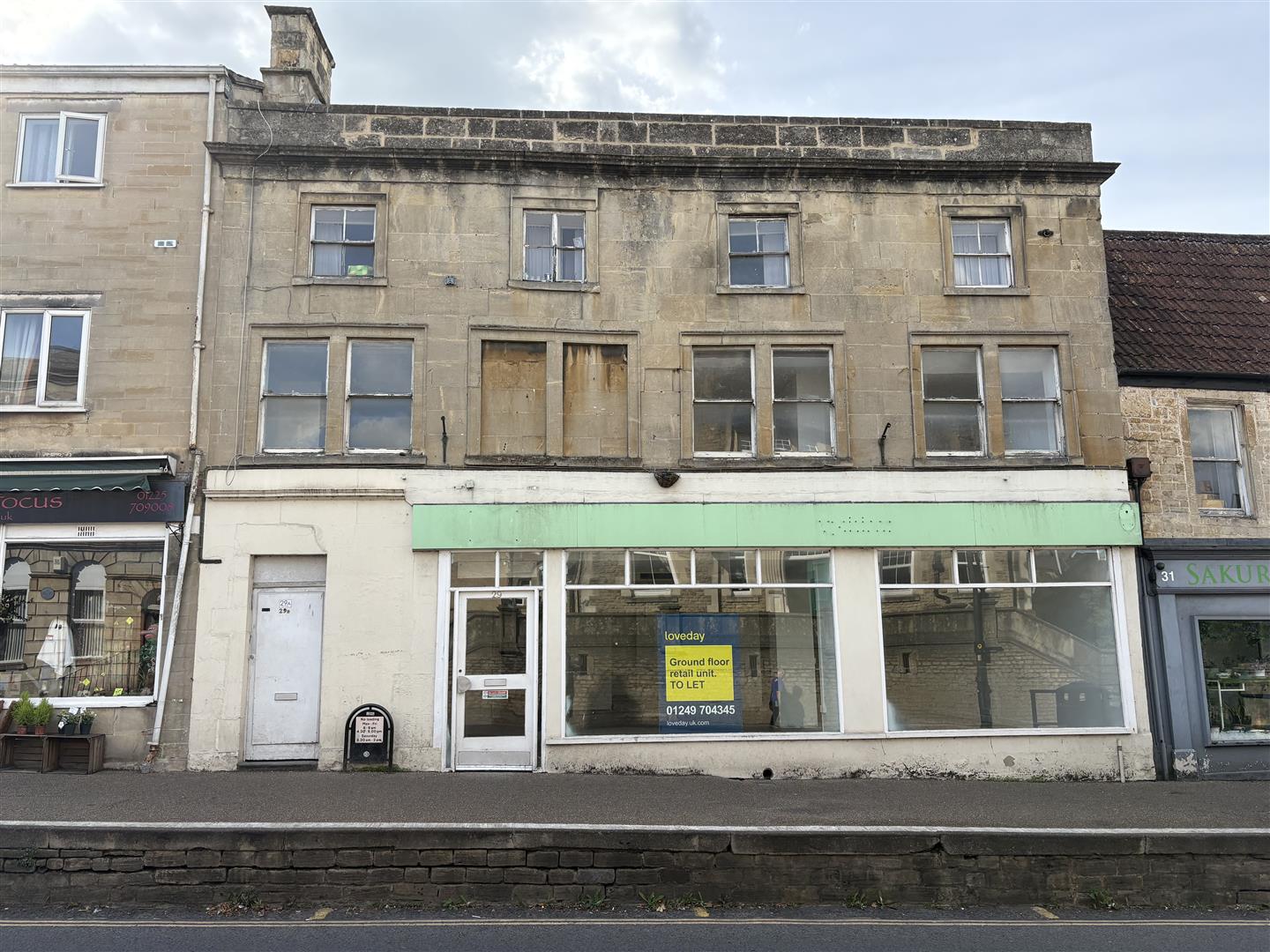 Flat Bank Street in Melksham