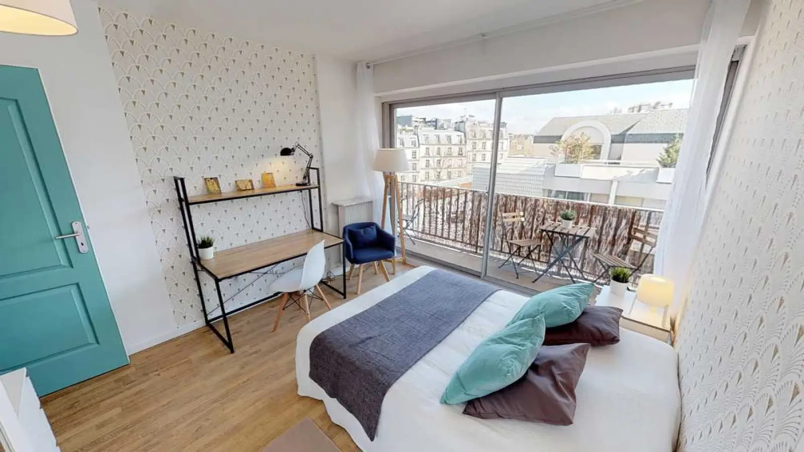 Chambre Rue Manin à Paris