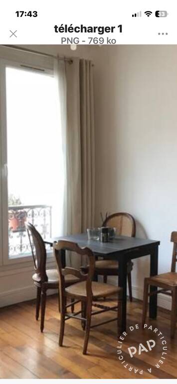 Flat Rue Fourcroy in Paris
