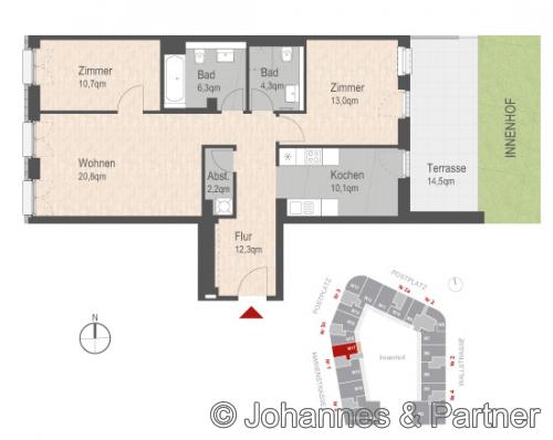 Wohnung Wiener Platz in Dresden