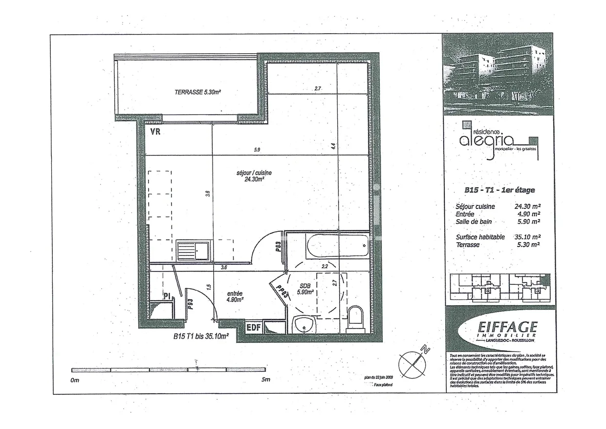 Appartement Rambla des Calissons à Montpellier