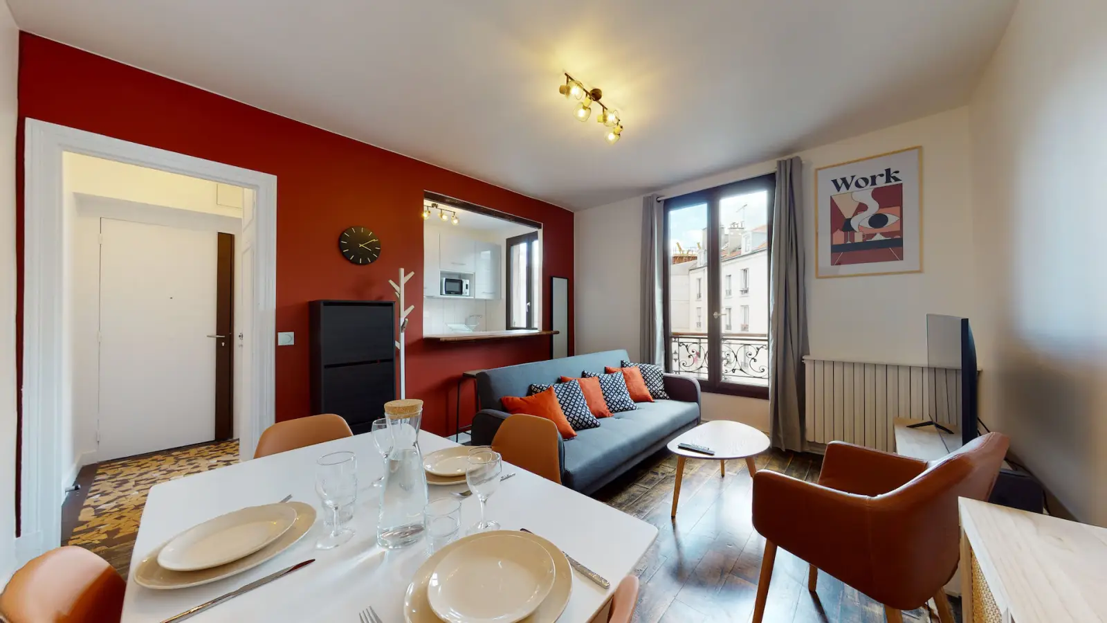 Flat Rue Viollet le Duc in Saint-Denis