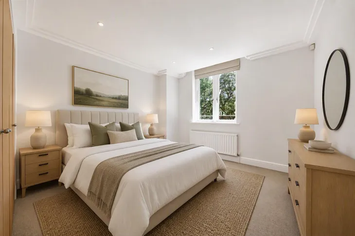Flat Kidderpore Avenue in Greater London