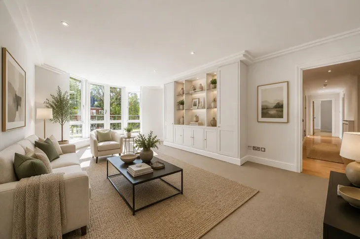 Flat Kidderpore Avenue in Greater London