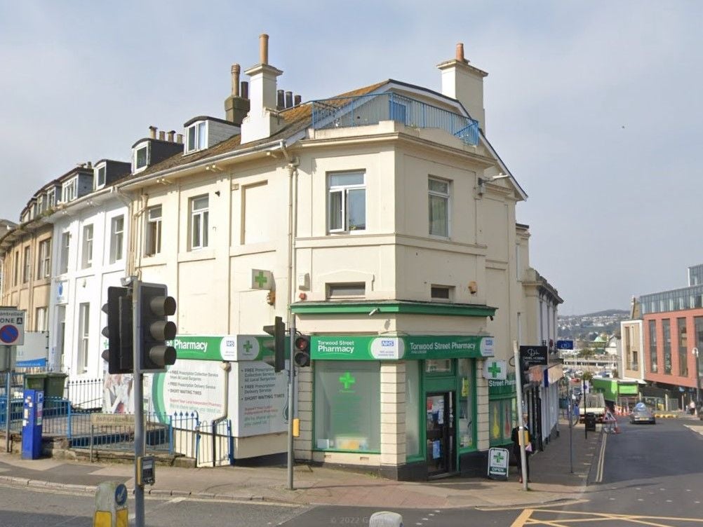 Flat Torwood Street in Torquay