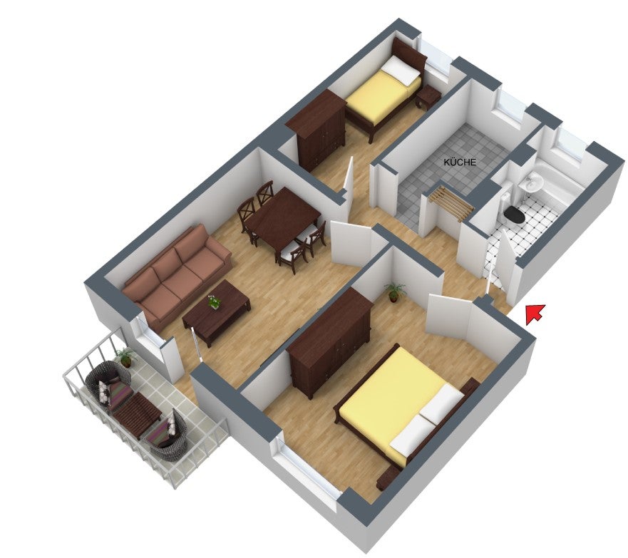 Wohnung Klobikauer Straße in Merseburg