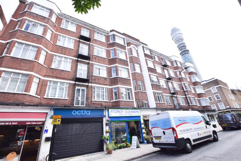 Flat Cleveland Street in Greater London