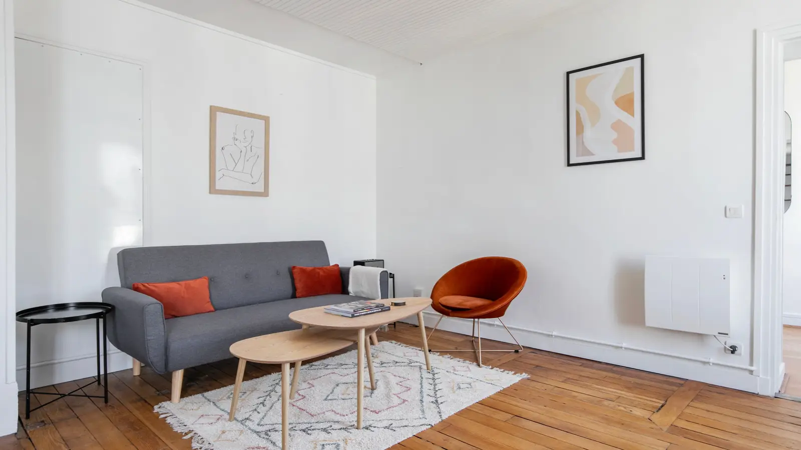 Flat Rue de Mirbel in Paris