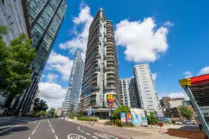 Flat City Road in Greater London