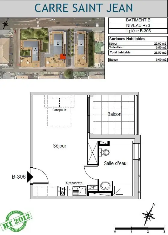 Flat Allée André Bouras in Anglet