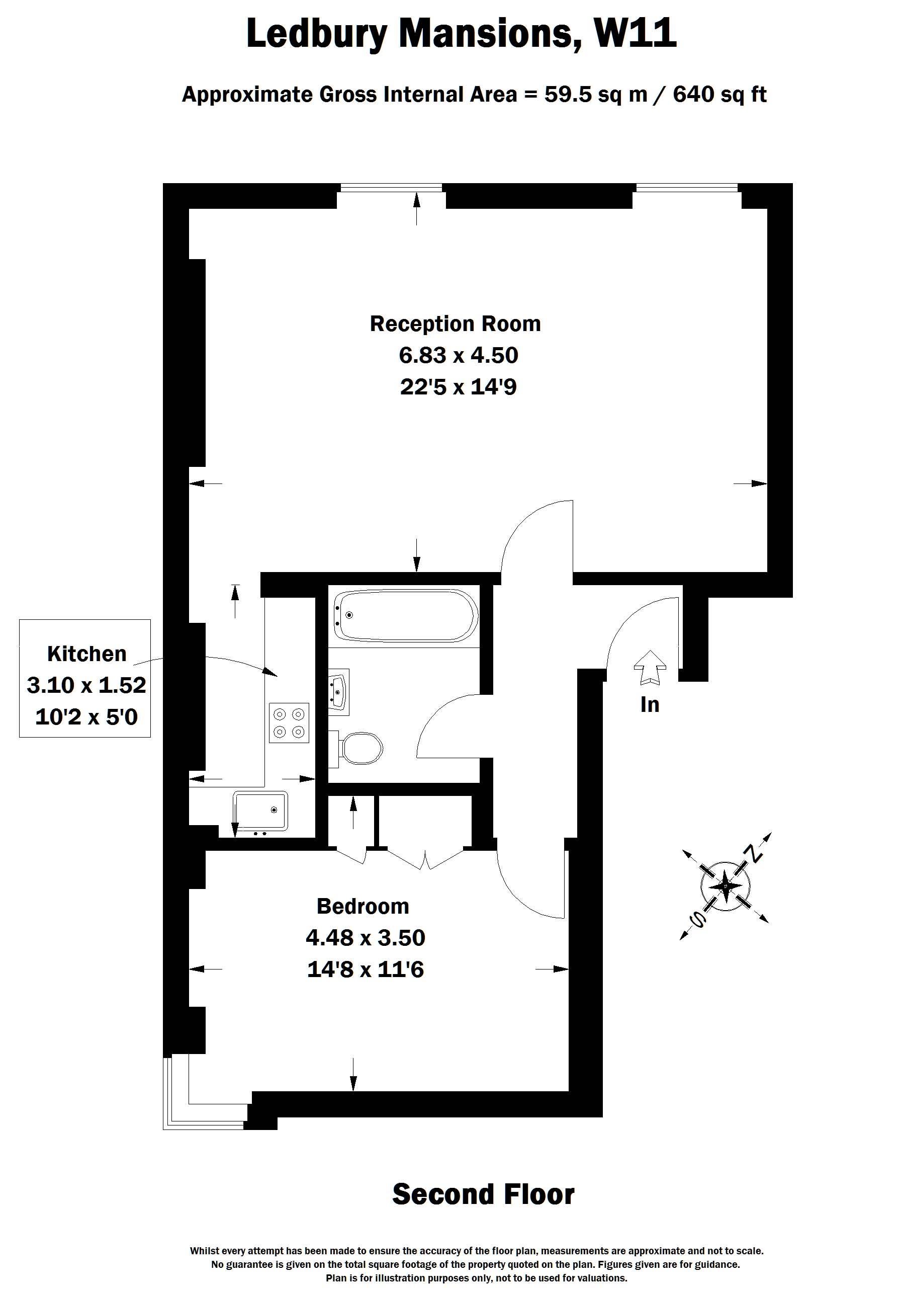 Flat Talbot Road in City of Westminster