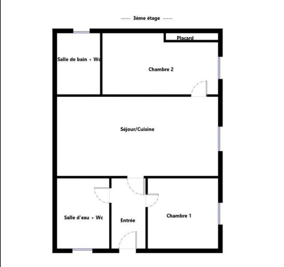 Flat Rue des Acacias in Paris
