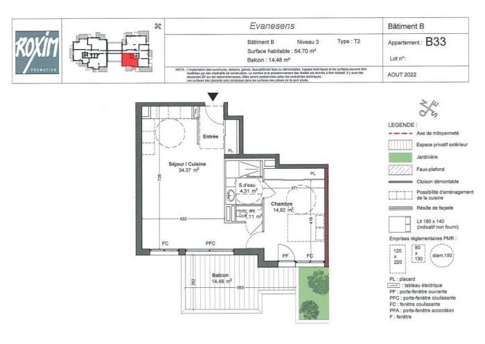 Appartement Allée des Cirses de Montpellier à Montpellier