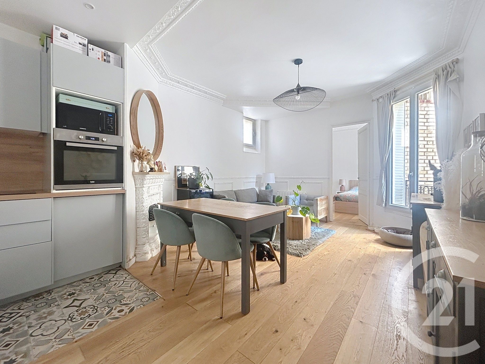 Flat Rue Jules Guesde in Levallois-Perret