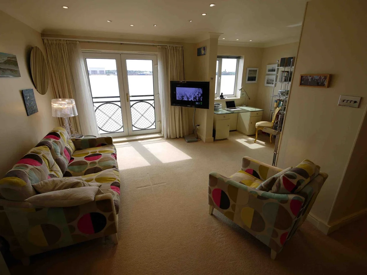 Flat South Ferry Quay in Liverpool
