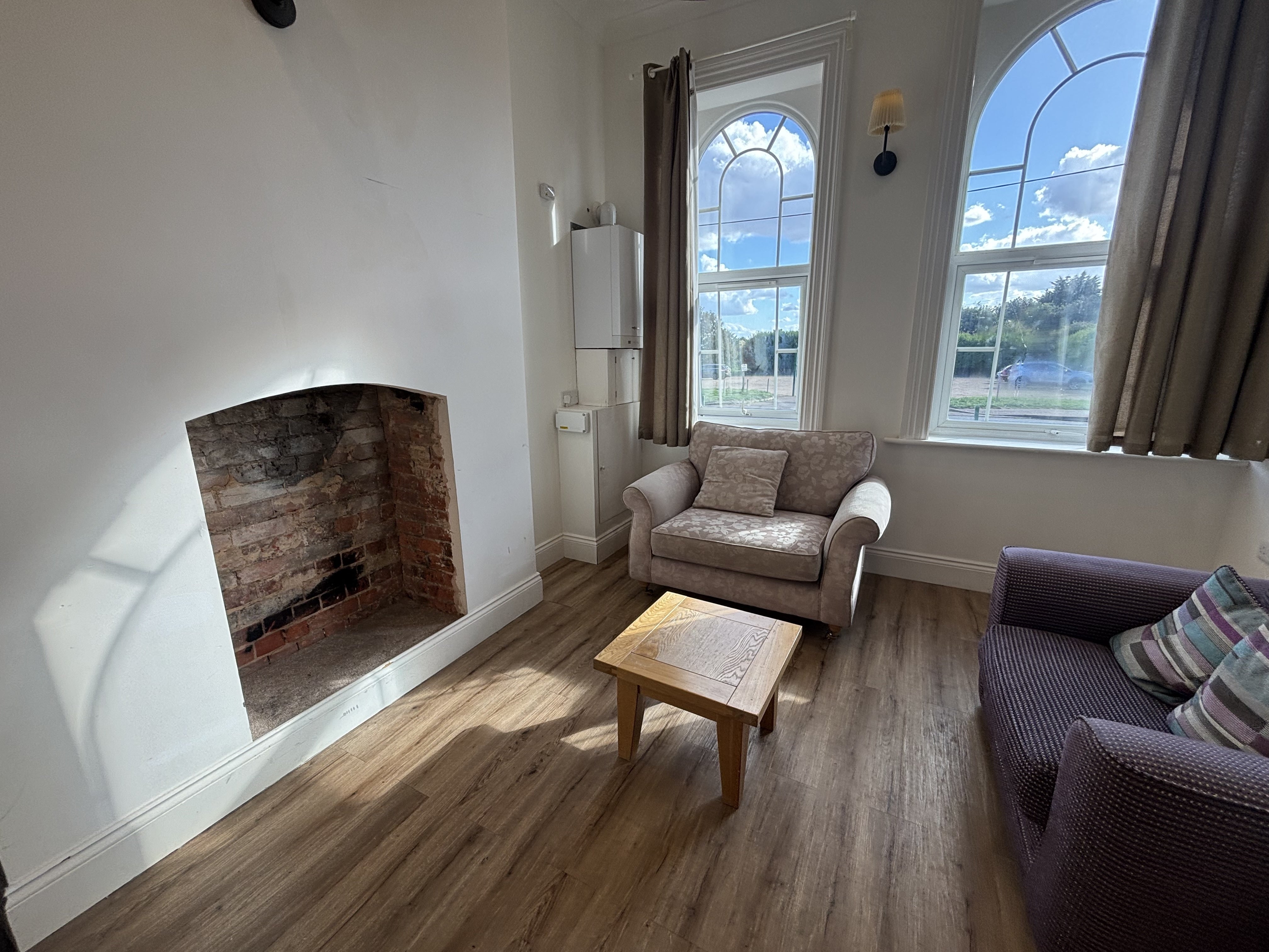Flat Cromer Road in North Norfolk