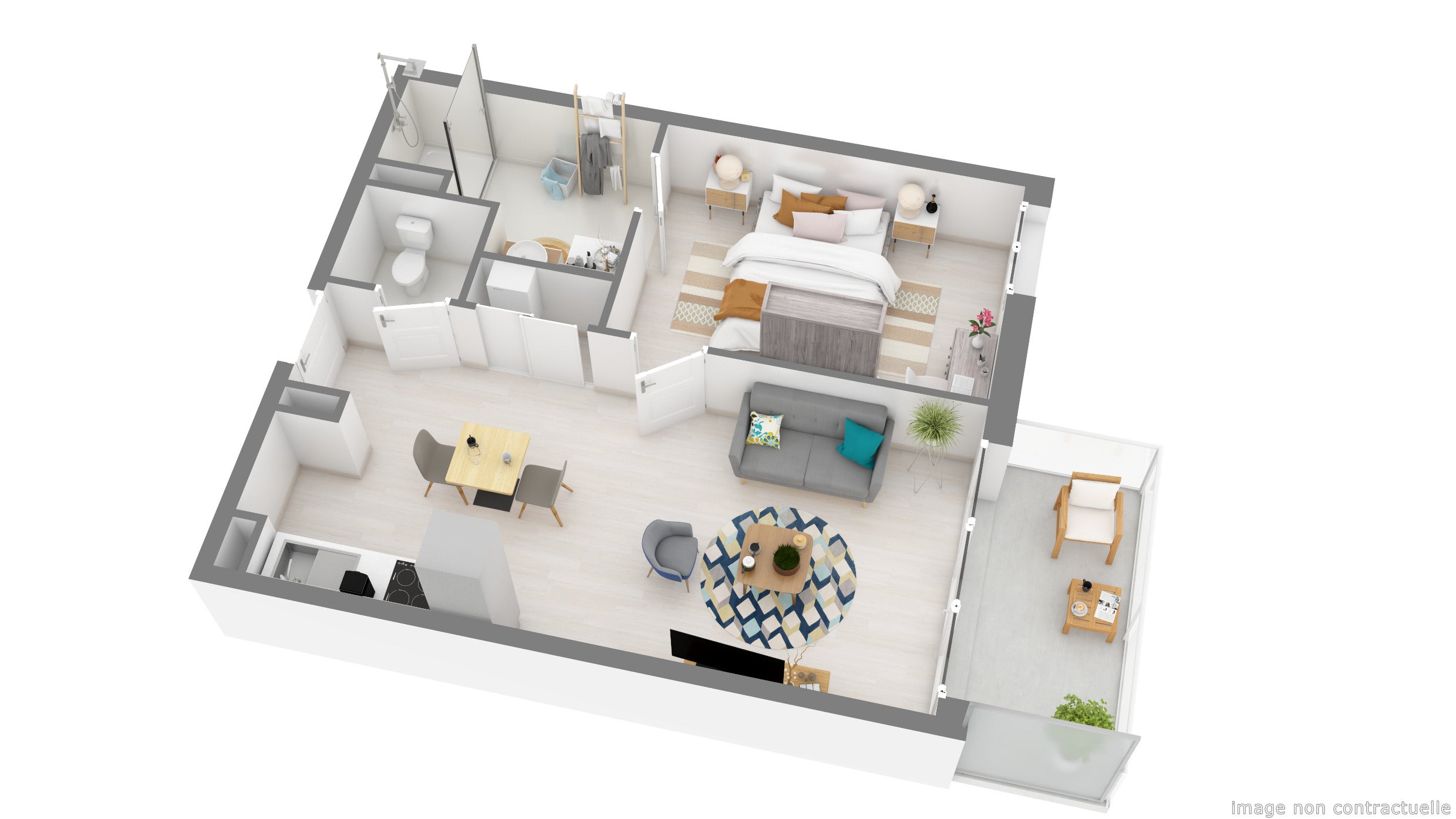 Appartement Grande Rue à Saint-Léger-du-Bourg-Denis
