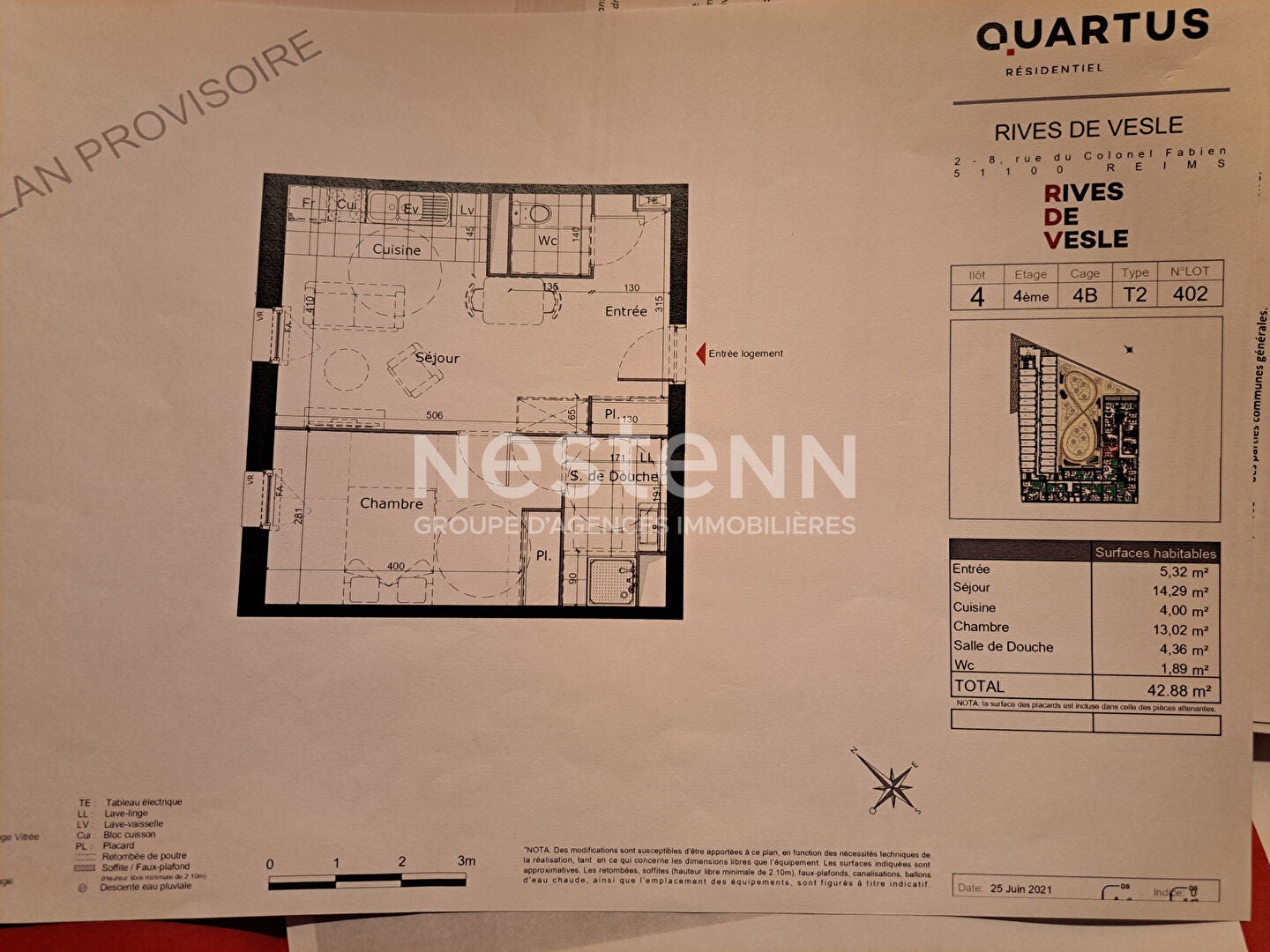 Appartement Avenue Jean Jaurès à Reims