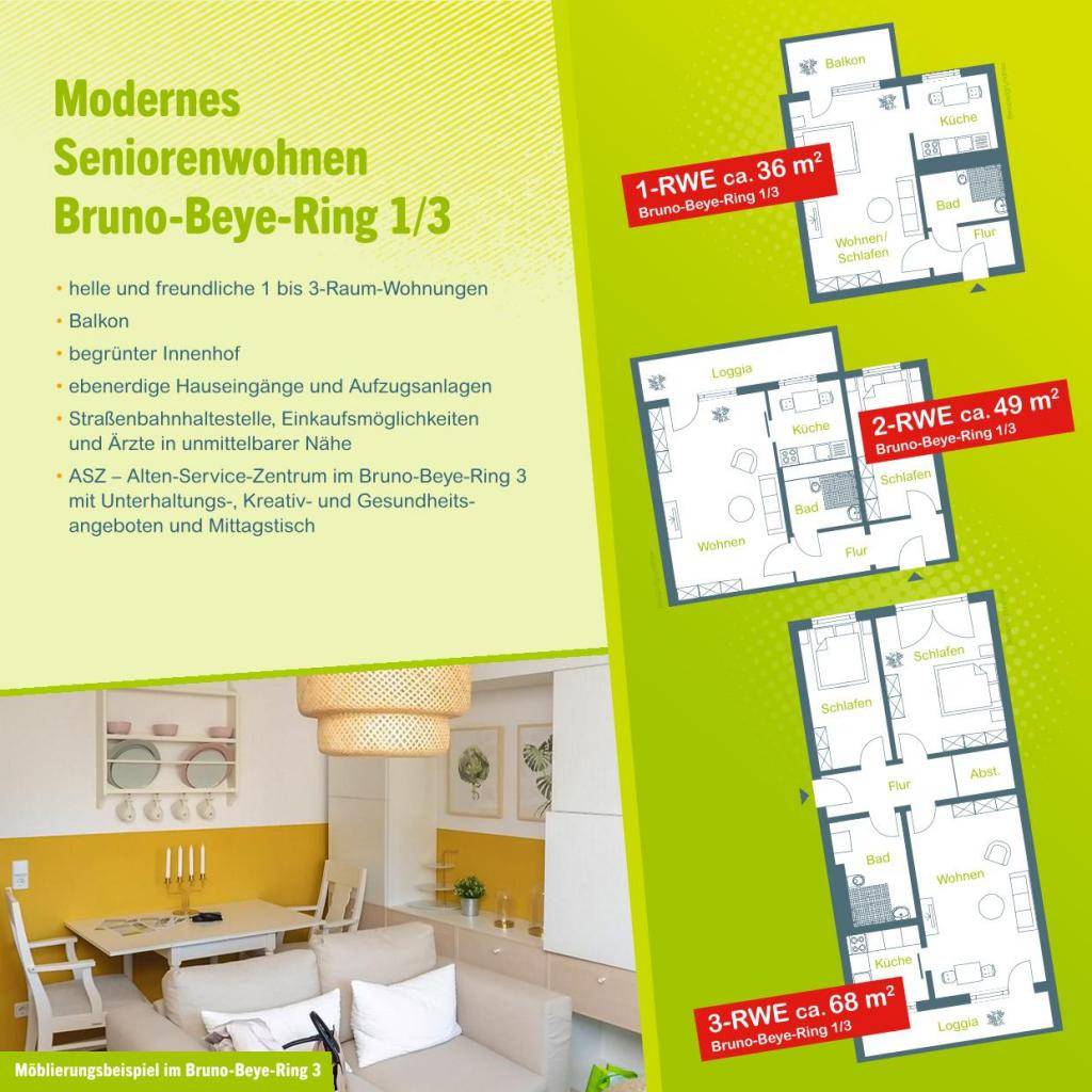 Wohnung Bruno-Beye-Ring in Magdeburg