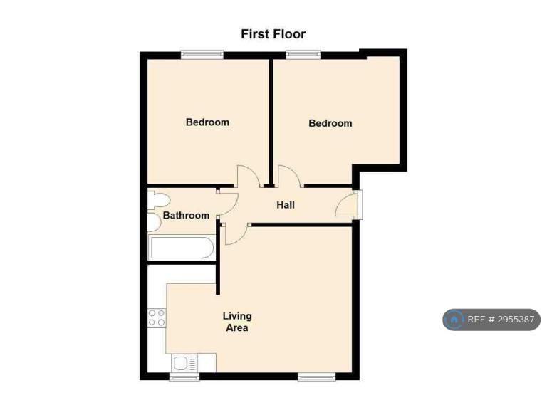 Flat Woodstock Court in Nottingham