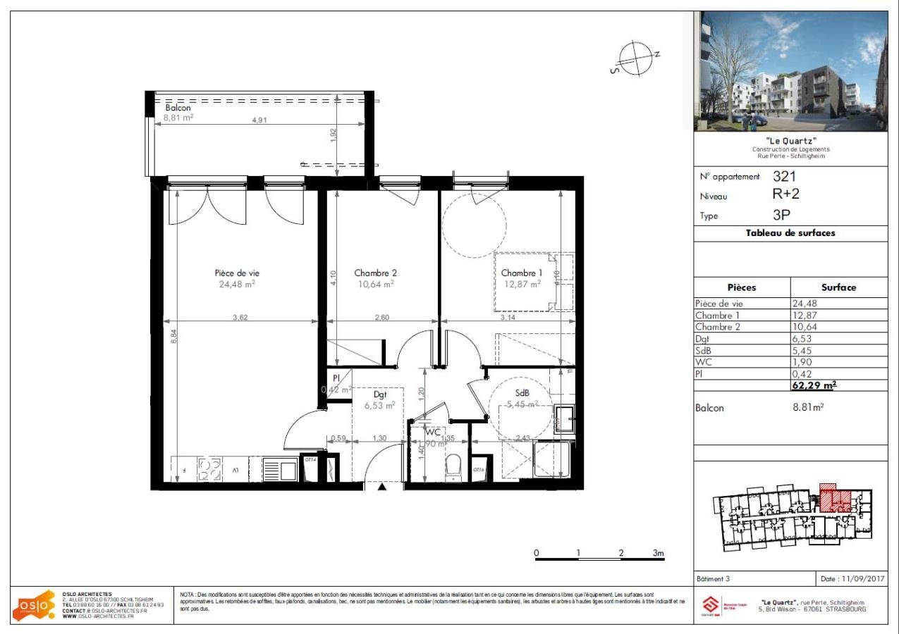 Flat Rue Perle in Schiltigheim