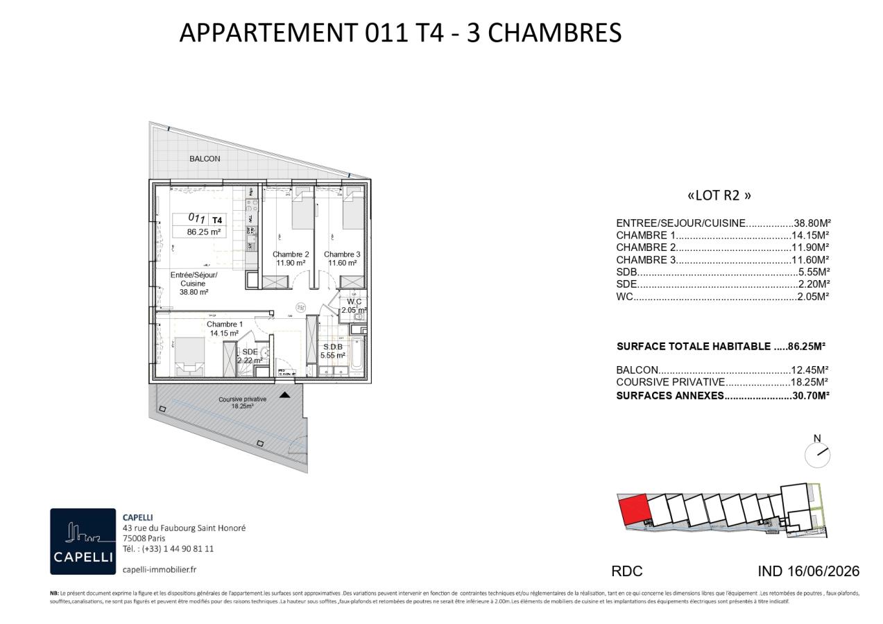 Appartement Rue du Professeur Christian Cabrol à Lagny-sur-Marne