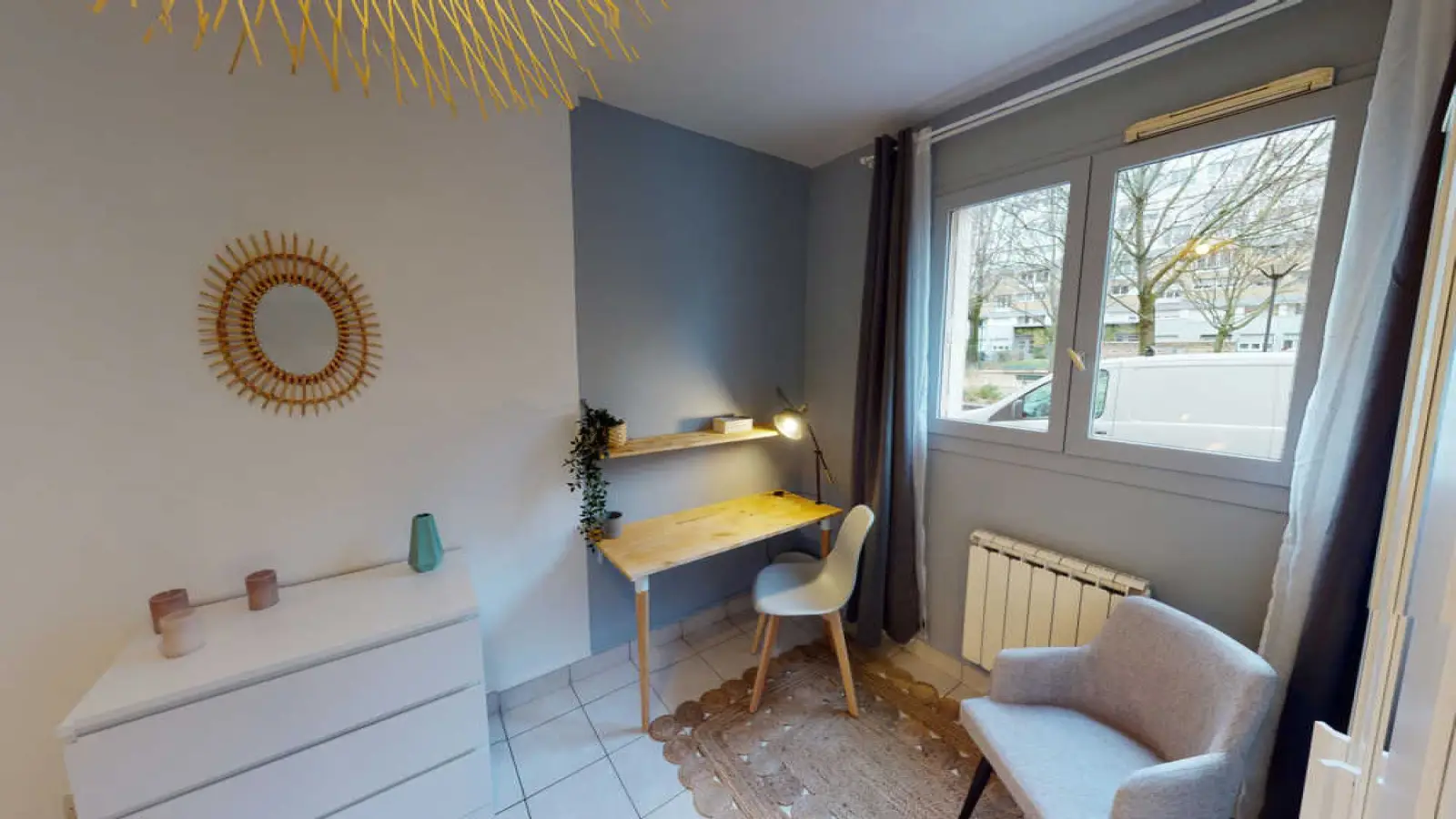 Chambre Rue Vercingétorix à Paris