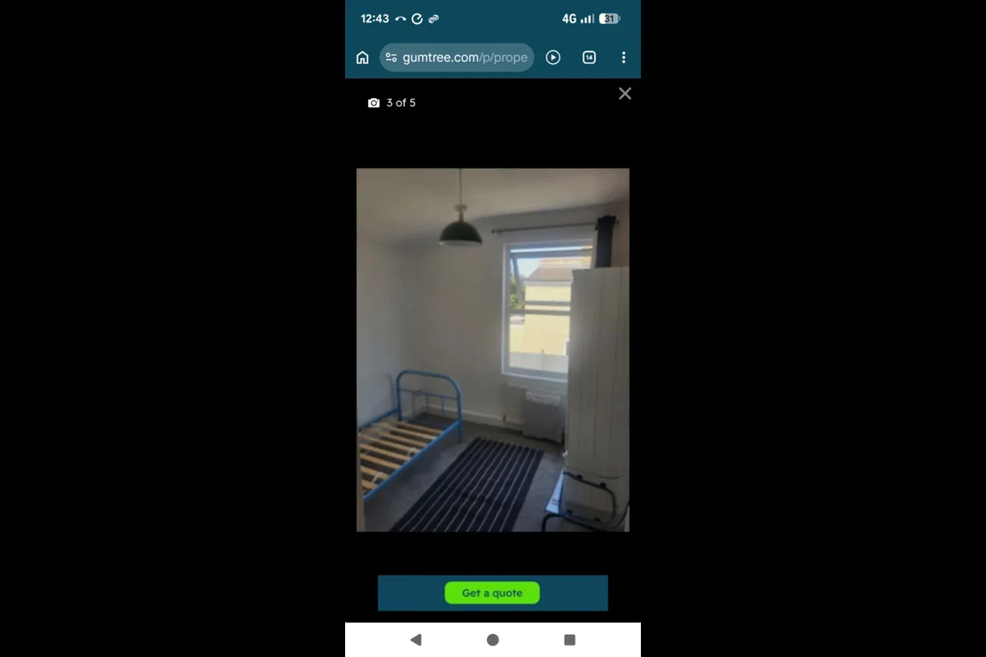 Room Burlington Road in Greater London