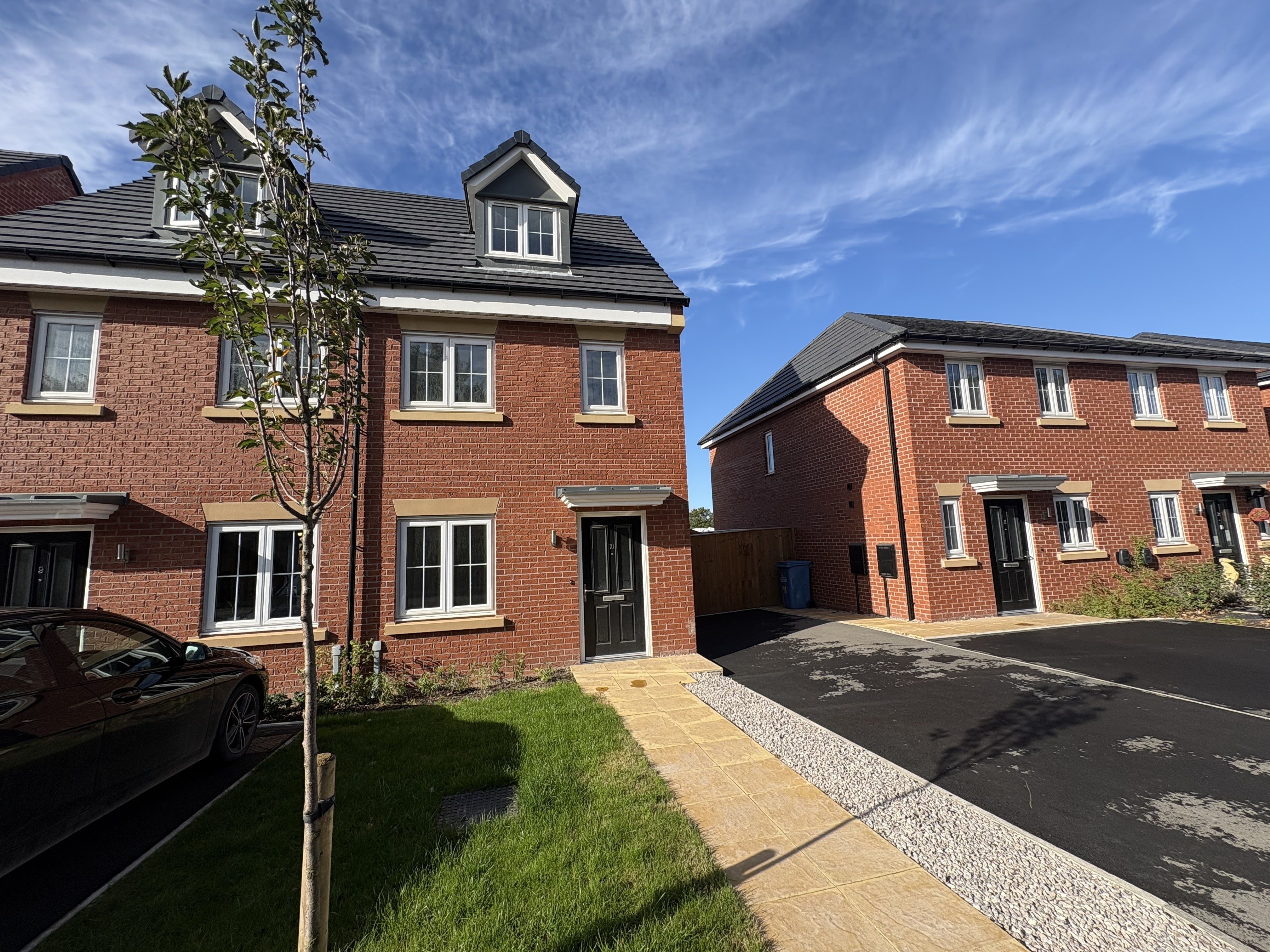 House Cross Lane in Minshull Vernon