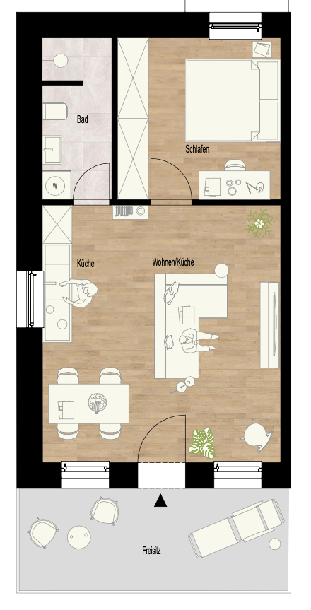 Wohnung Bahnhofstraße in Weiher