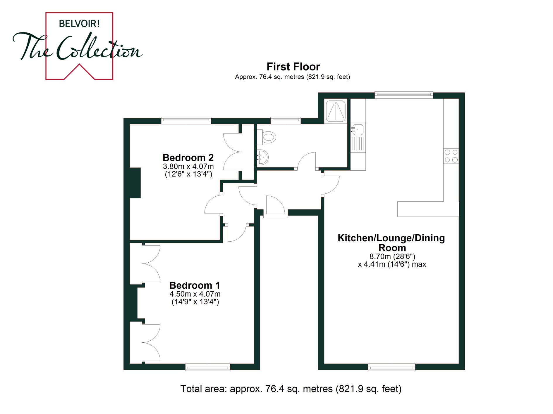 Flat Russell Terrace in Royal Leamington Spa