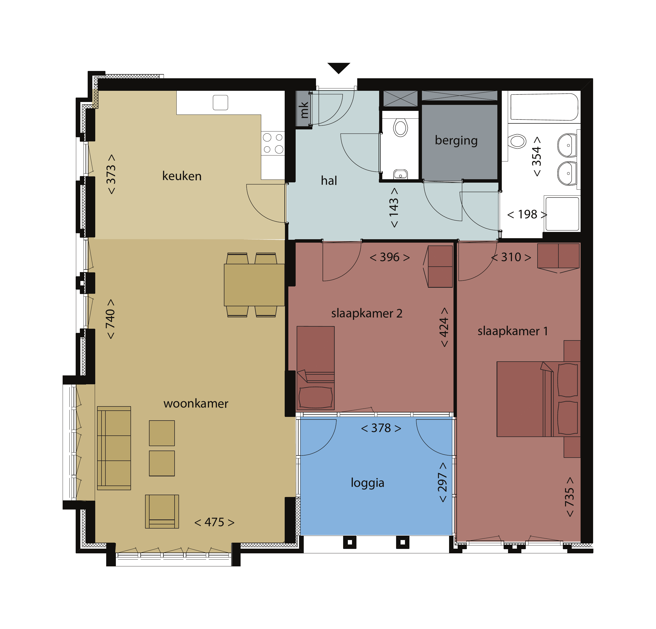 appartement te huur in Breda