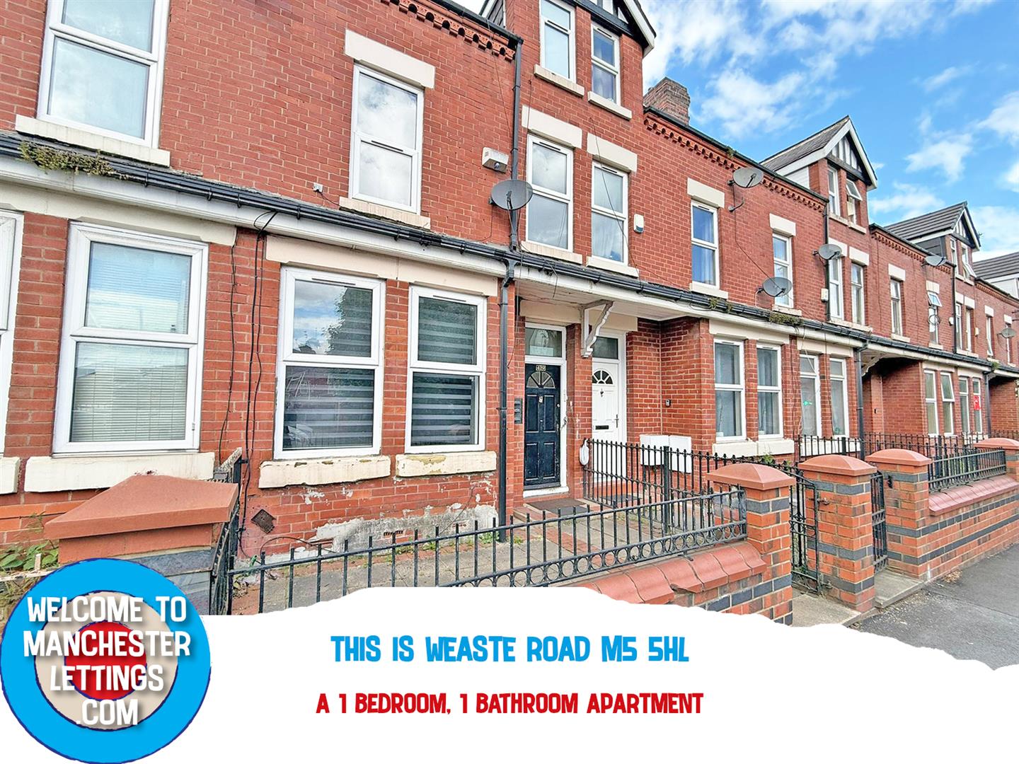 Flat Weaste Road in Salford