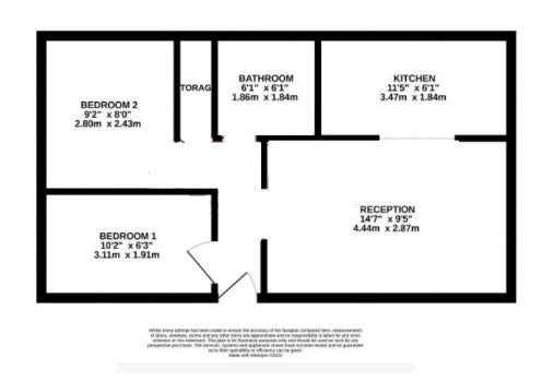 Flat Springwood Crescent in London