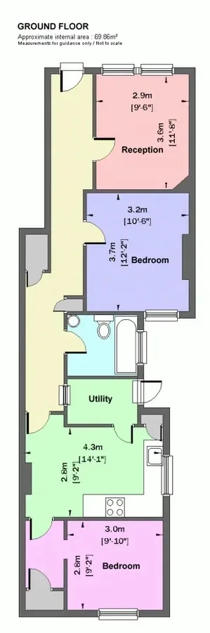 Flat Lyham Road in Greater London