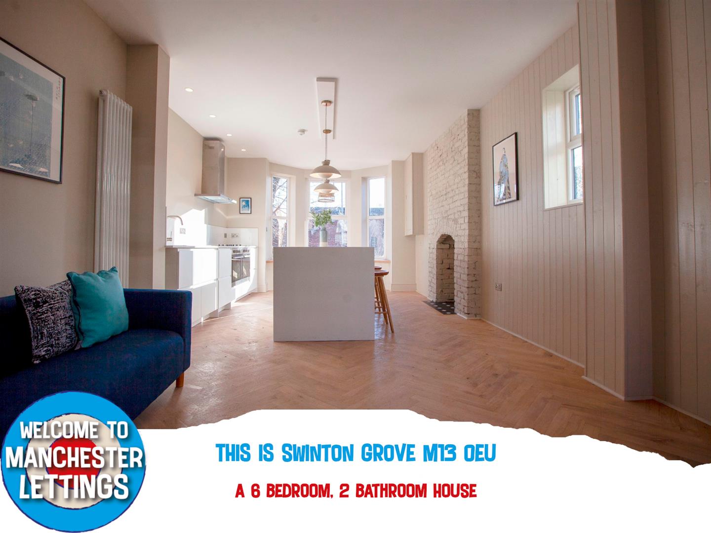 Flat Swinton Grove in Manchester