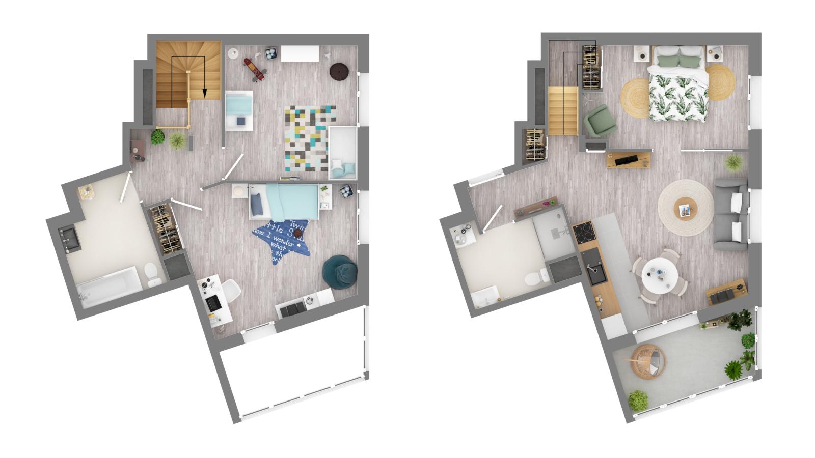 Flat Boulevard de Valmy in Colombes