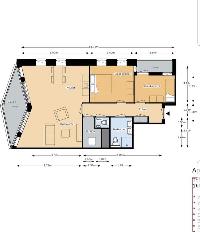 Appartement Pampuslaan in Amsterdam