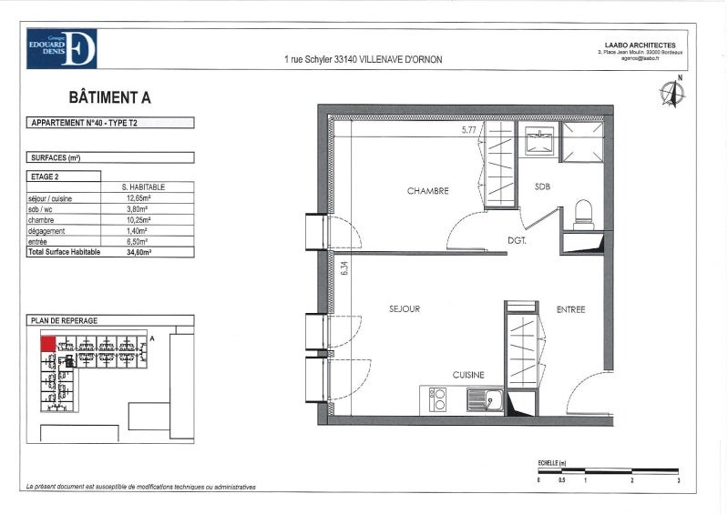 Appartement Rue Schyller à Villenave-d'Ornon
