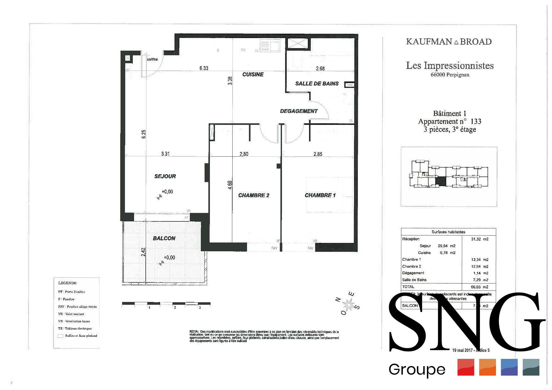 Appartement Avenue d'Argelès-sur-Mer à Perpignan
