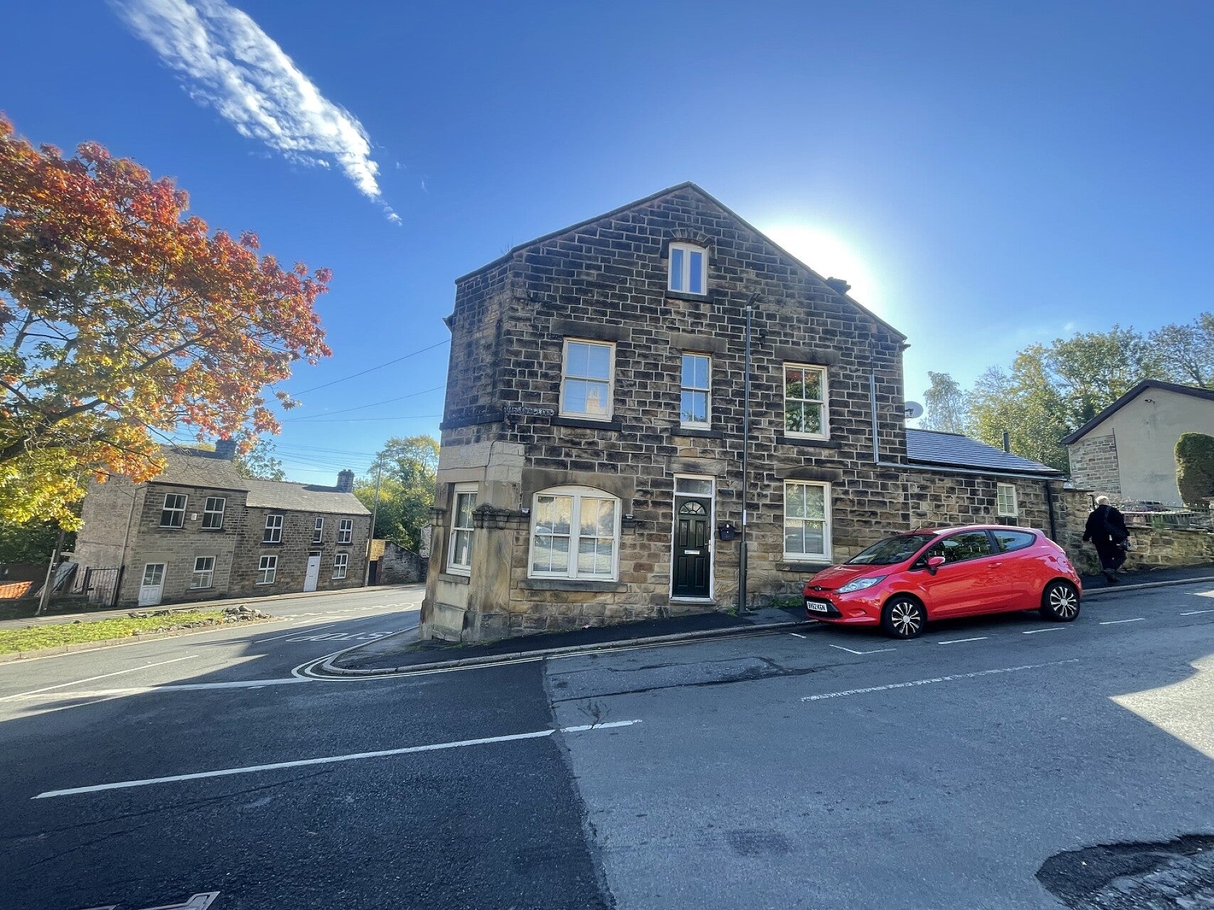 Flat Hallowes Lane in Dronfield