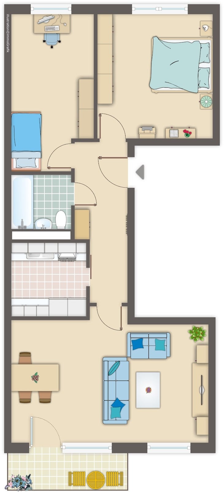 Wohnung Prager Straße in Erfurt
