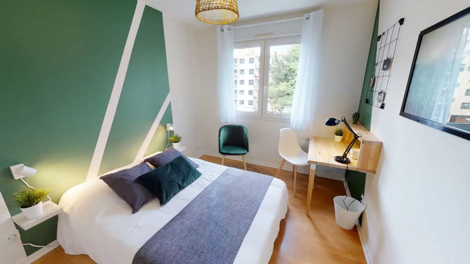 Chambre Rue d'Aubigny à Lyon