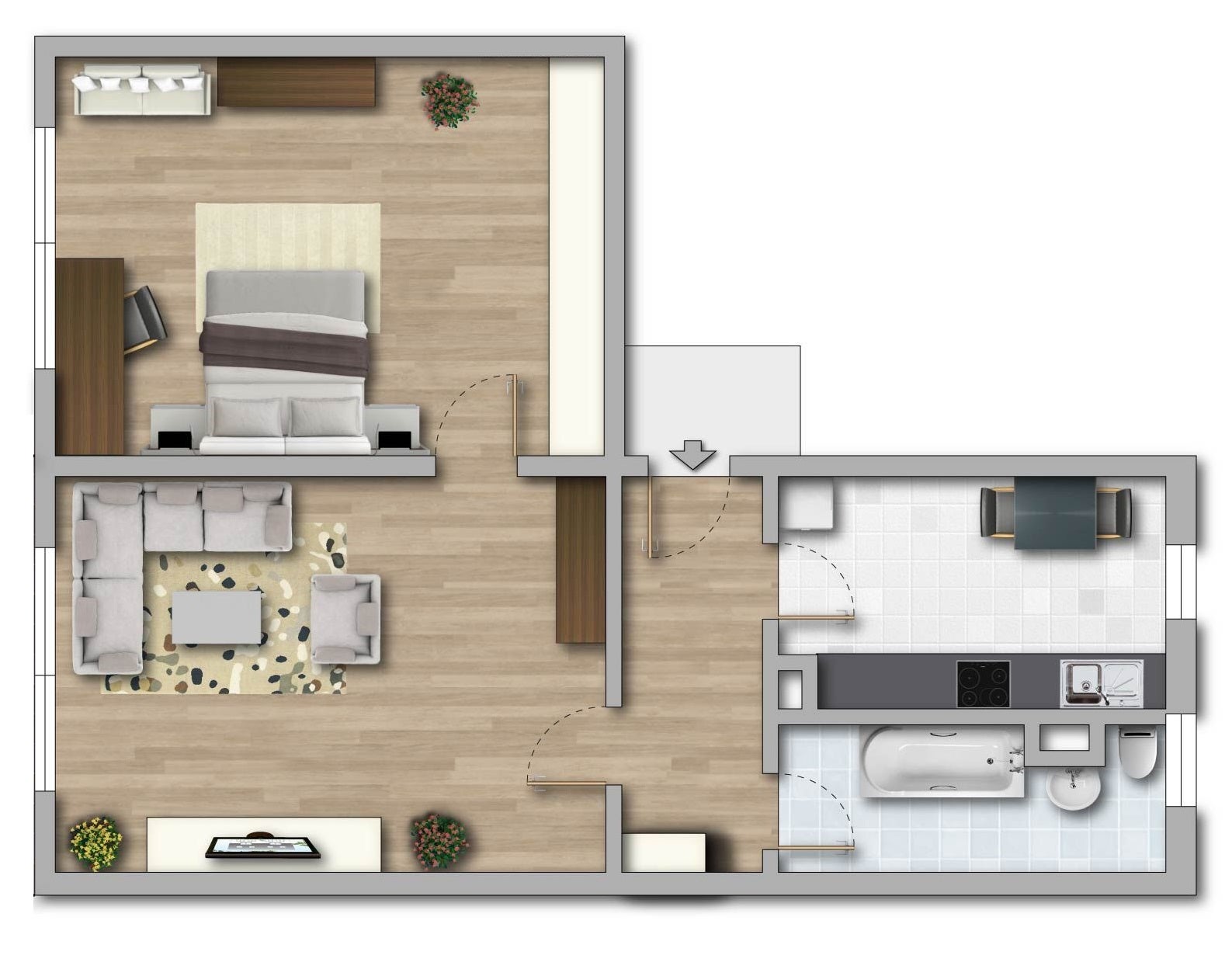 Wohnung Kastanienweg in Bernburg (Saale)